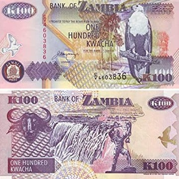 ZMW 100 Bills