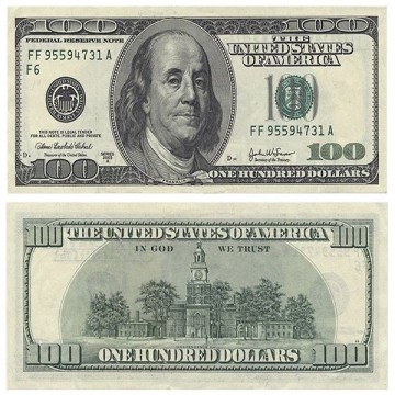 US Dollar 100