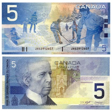 CAD 5 BILL