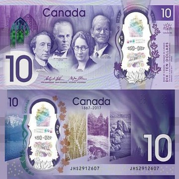 CAD 10 BILLS